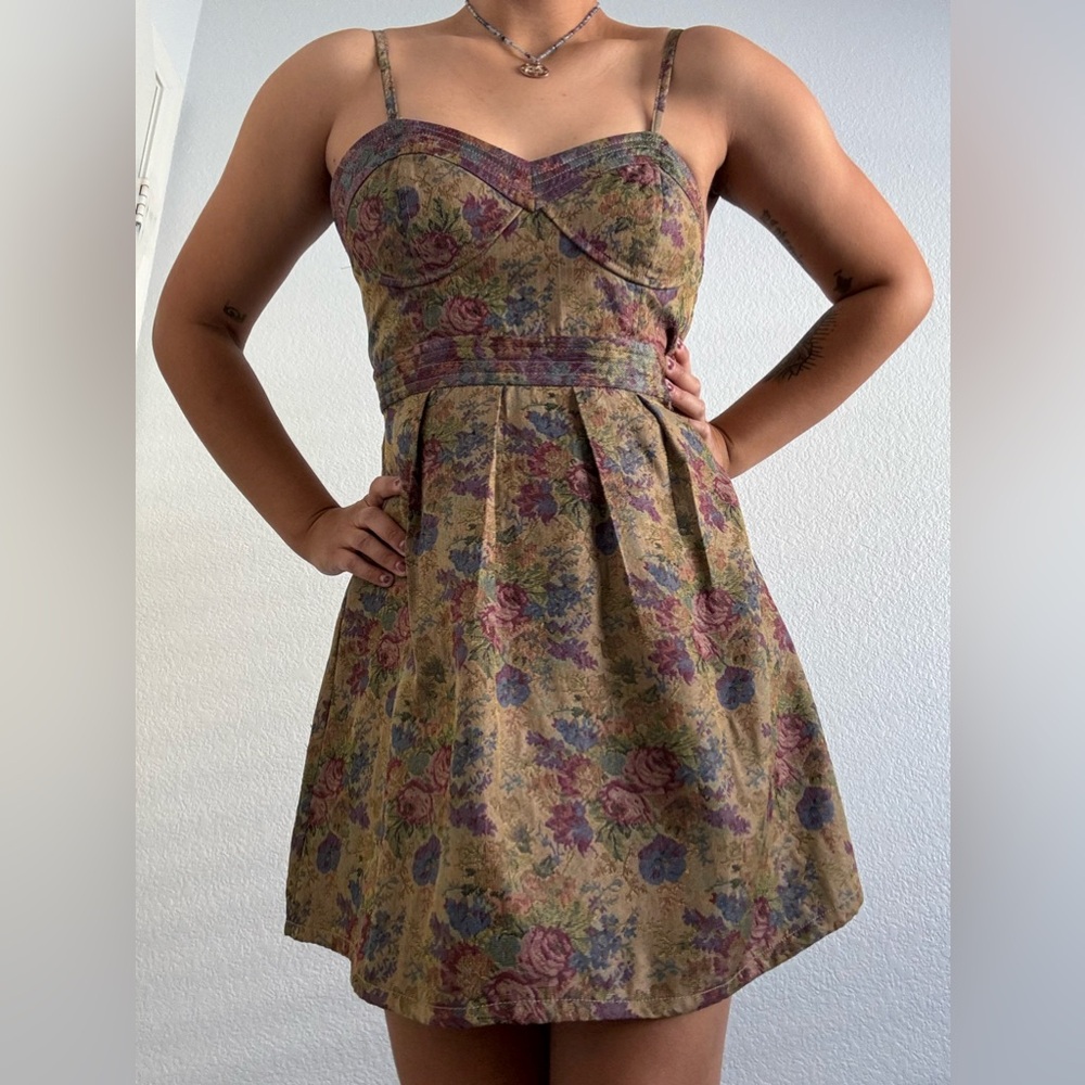 Free People Rose Textile Dress